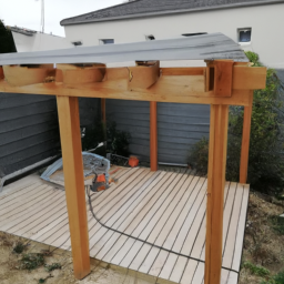 Réparation de toiture de pergola en acier Blagnac